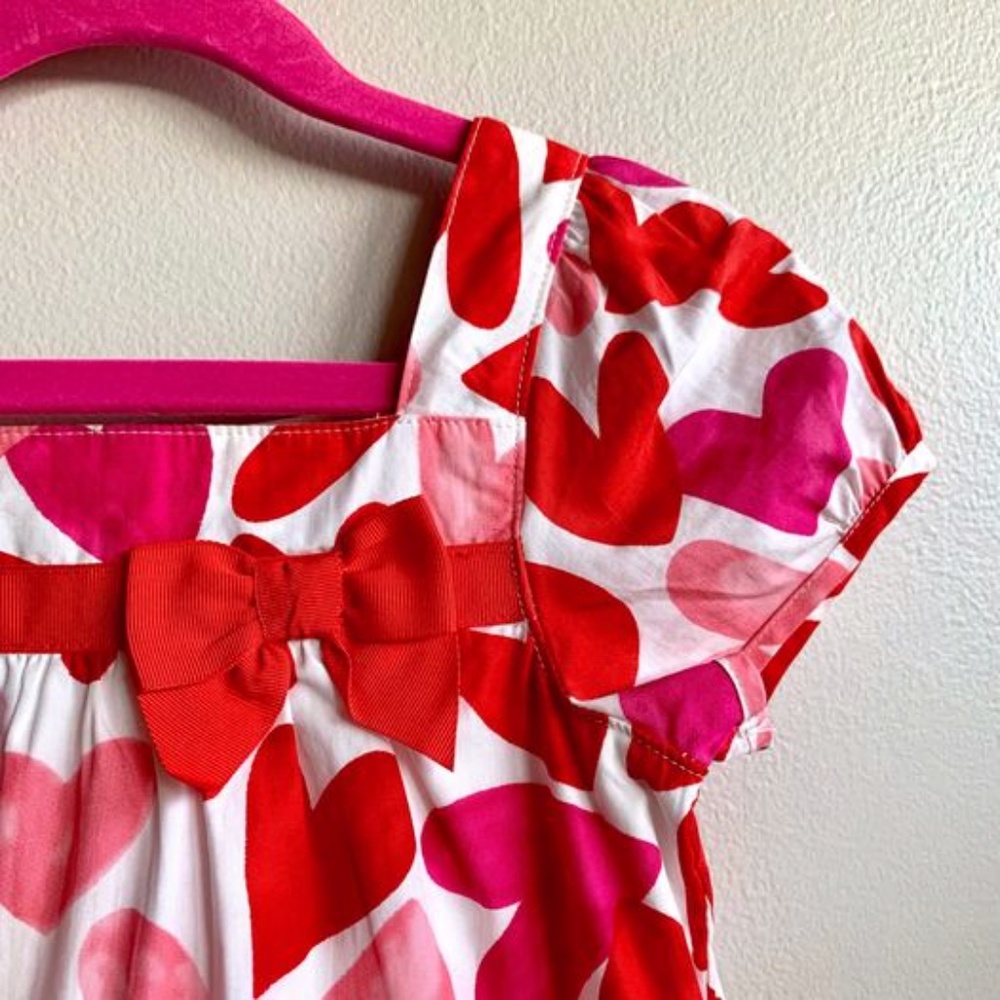Gymboree Red Hearts Dress SIZE 5T - Picture 4 of 10